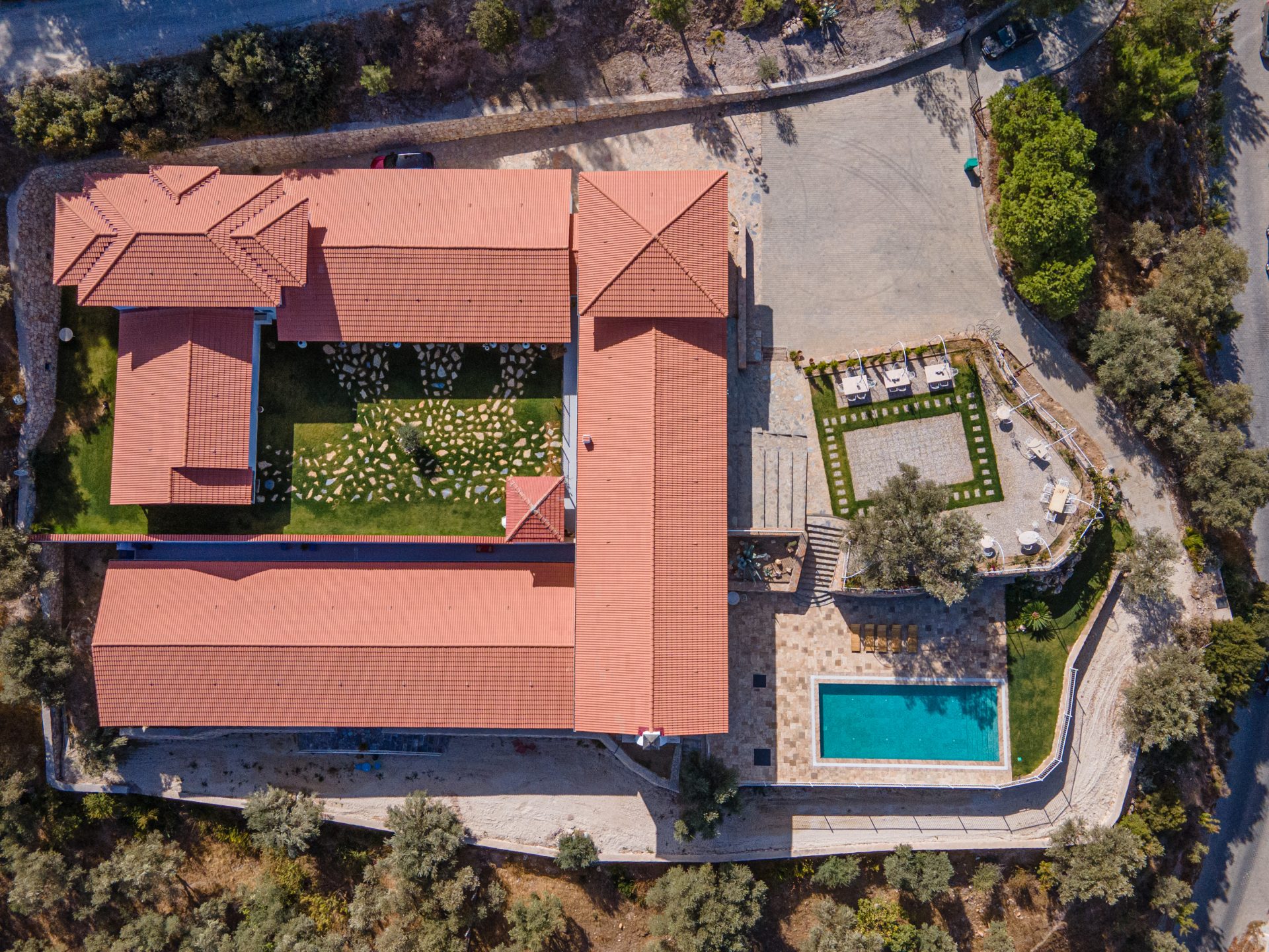 The countryside house at Chef’s Atolye in Kirazlı, among the trees